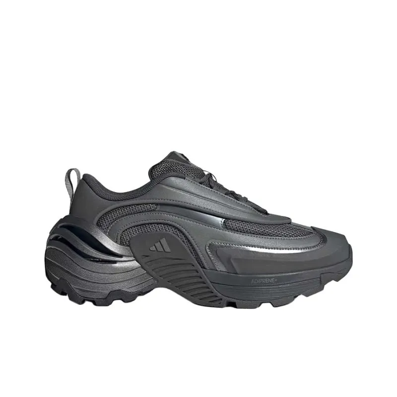 Adidas Wonder Runner Anti Slip Wear Resistant Low Top Running Shoes Unisex Dark Gray-1