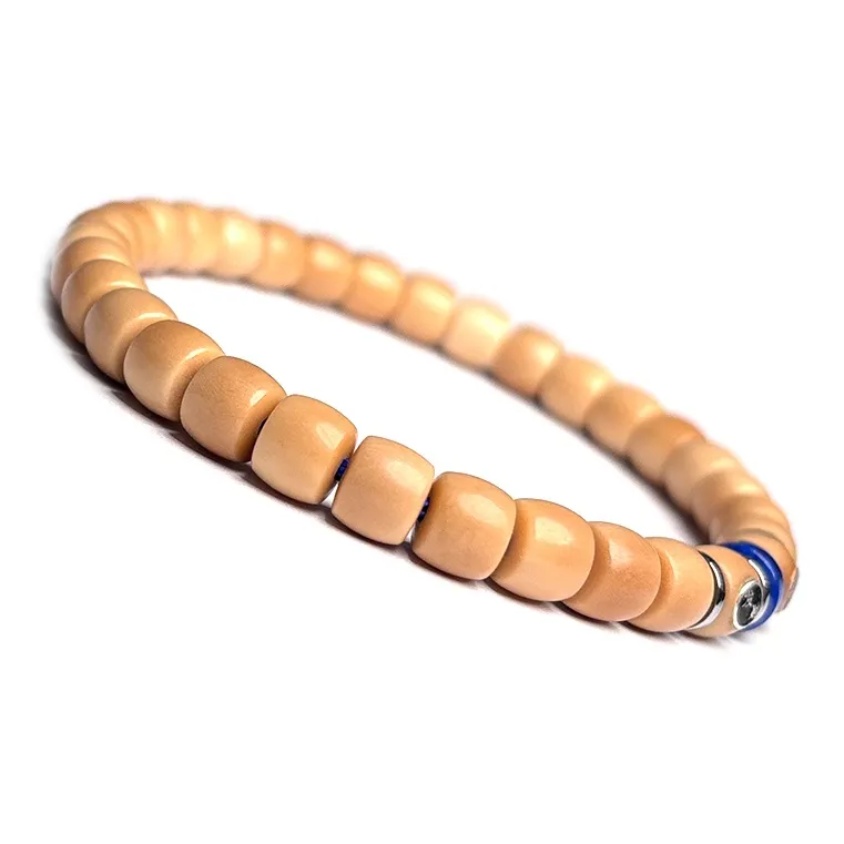 MOUNTAINS AND MANS Bodhi Root New Chinese Style Good Luck Beaded Bracelet Unisex-5