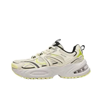Skechers Anti Slip Wear Resistant Low Top Chunky Sneakers Women's White Yellow