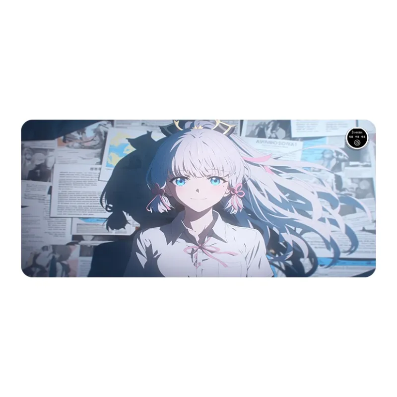 GULAN Newspaper Dimension Girlish Mouse Pad Extra Large Heating Desk SJC860 869 For Students Dormitory Office Writing-12