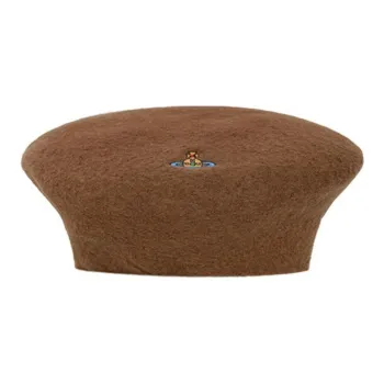 Vivienne Westwood Wool Hats & Caps Unisex Camel