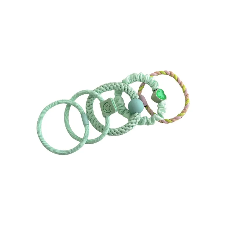 Water Jade Fabric Hair Tie Women's-9