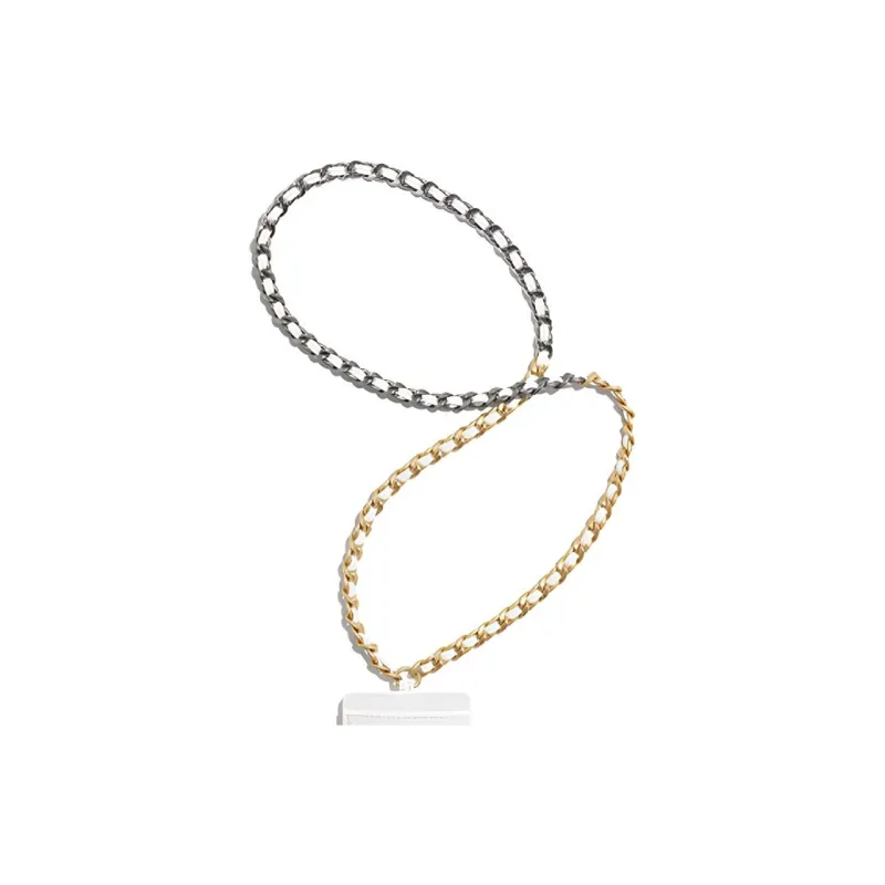 CHANEL 19Bag Lambskin Card Holder Women's White-4