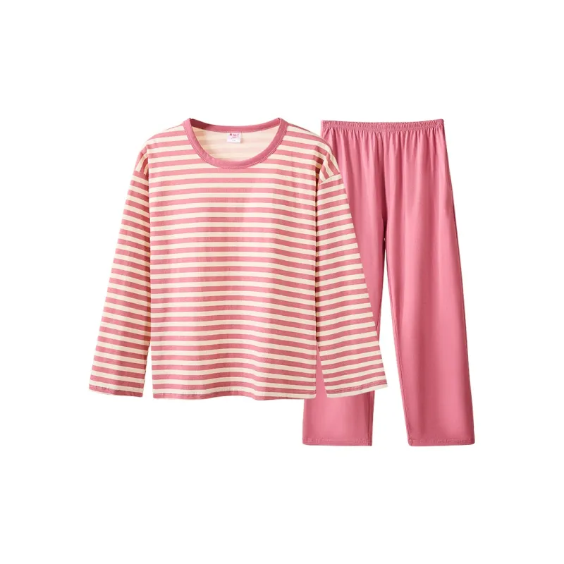 H YXIANG Pajama Set Women's Pink-0