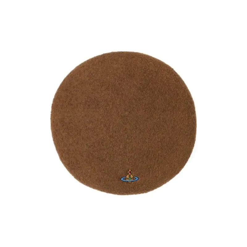 Vivienne Westwood Wool Hats & Caps Unisex Camel-1