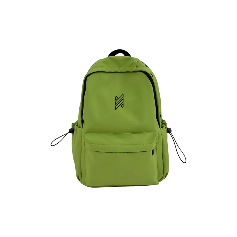 NOMK Nylon Backpack Unisex White/Pink/Black/Red/Green/Orange-16