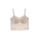 Coconut White[Lace Ribbon Pad Tank Top]