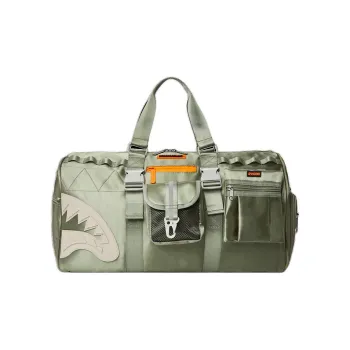 SPRAYGROUND Polyester Portable Travel Bag Unisex Green