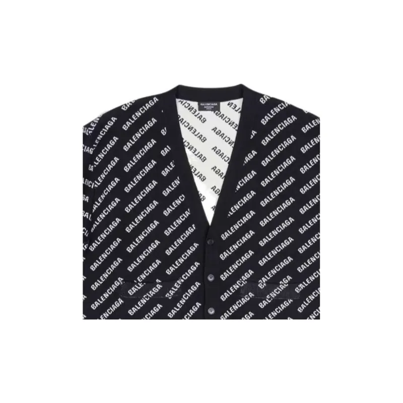 Balenciaga Knitwear Regular Fit Men's Black-4