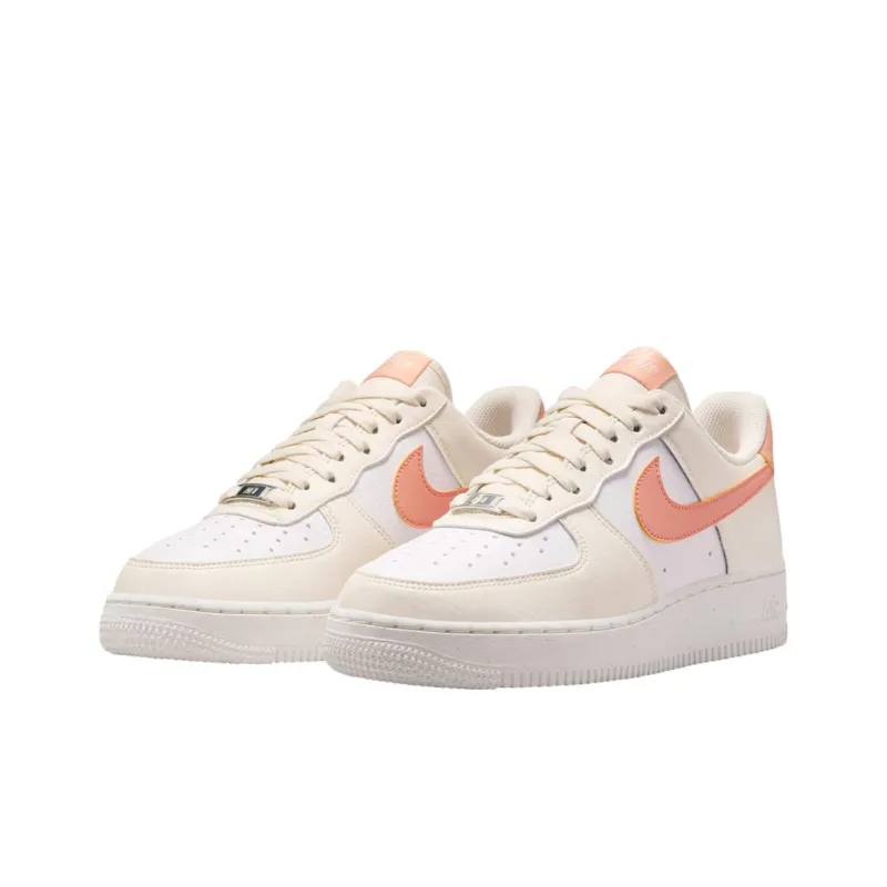 Nike Air Force 1 Anti Slip Wear Resistant Low Top Skateboard Shoes Unisex Ecru-2