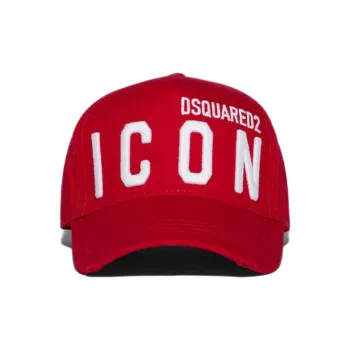 DSQUARED 2 Icon Logo Embroidered Distressed Baseball Cap