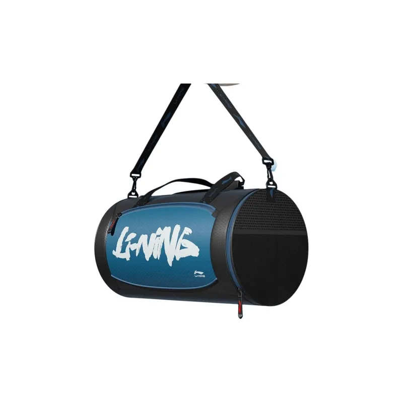 LiNing Polyester Swim Bag Unisex Black Blue-2