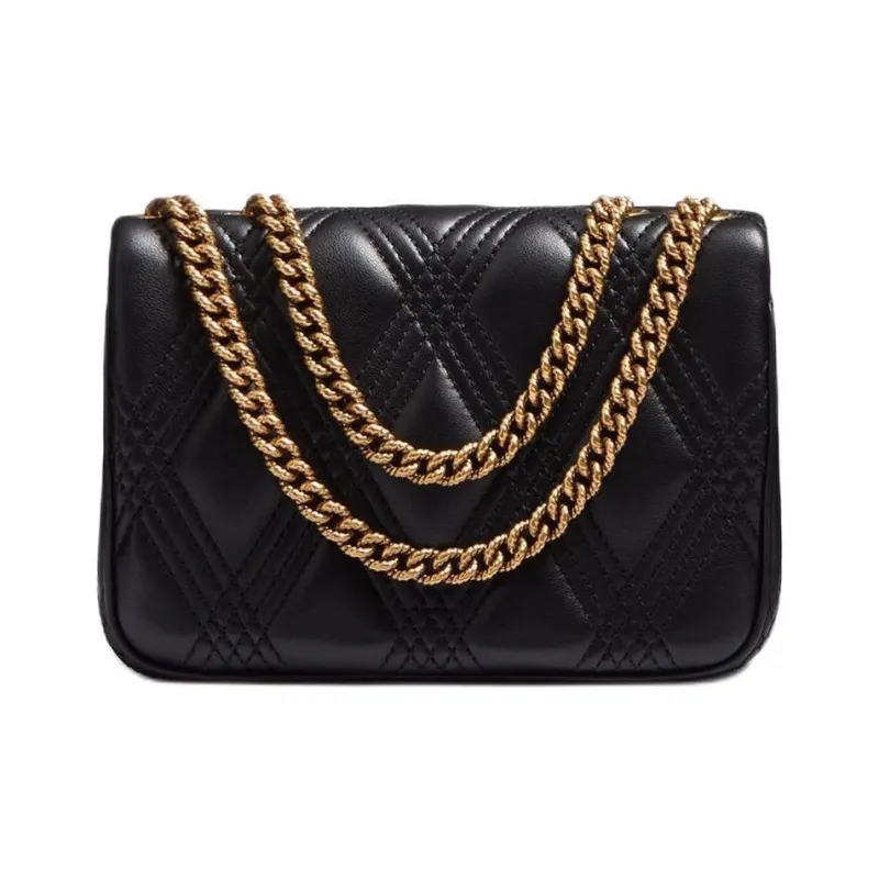 Valentino GARAVANI Leather Shoulder Bag Small Size Women's Black-3