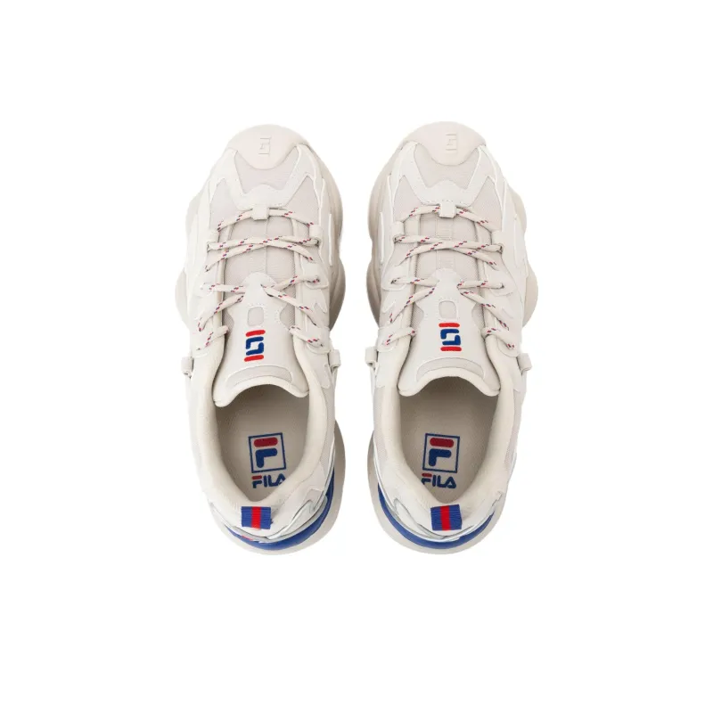 FILA Floater Slip-Resistant Low-Top Casual Shoes Unisex White-3