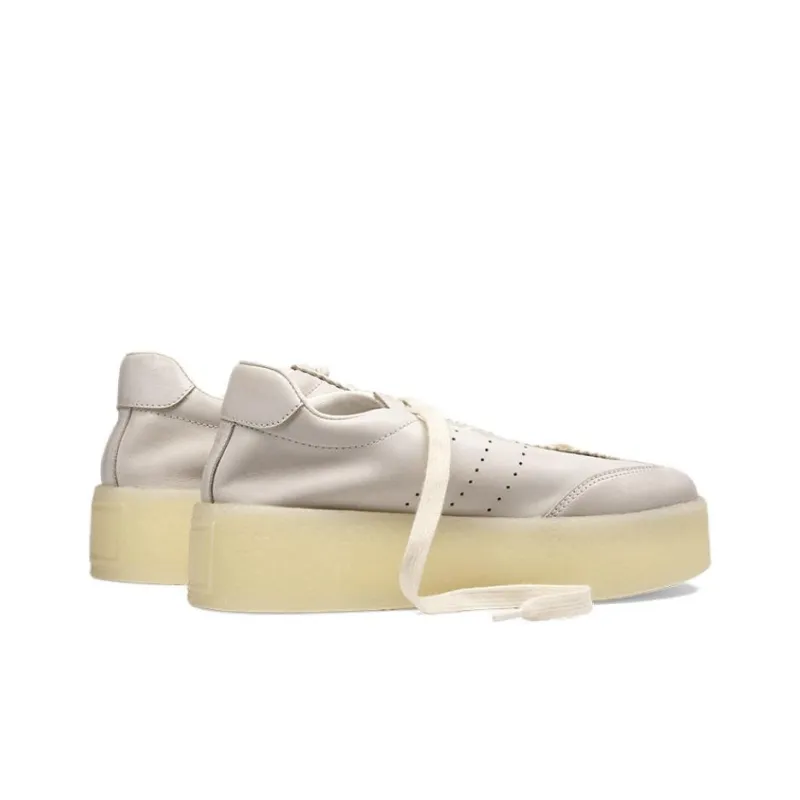 ZSAZSAZSU Cream Toast Low-Top Skateboard Shoes Women's Ecru-3