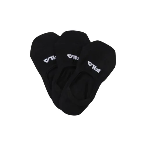 FILA No-Show Socks Unisex 3 Pack Black