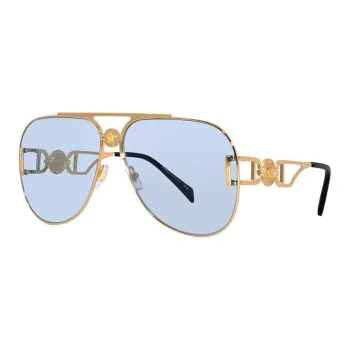 FANSIZHE Aviator Sunglasses Unisex Gold