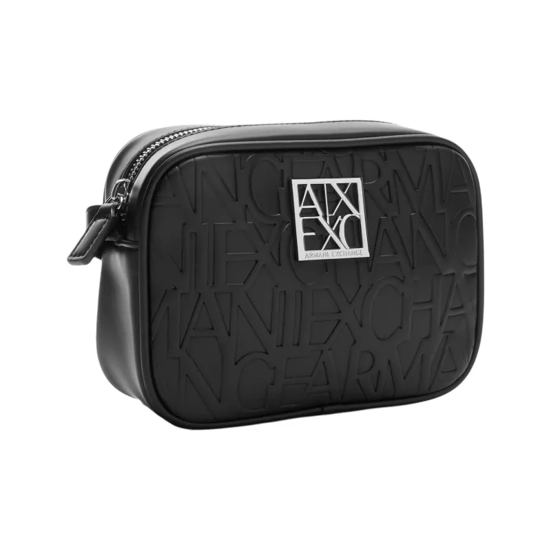 ARMANI EXCHANGEAE Polyester Shoulder Bag, Crossbody Bag Small Size Women's Black-2