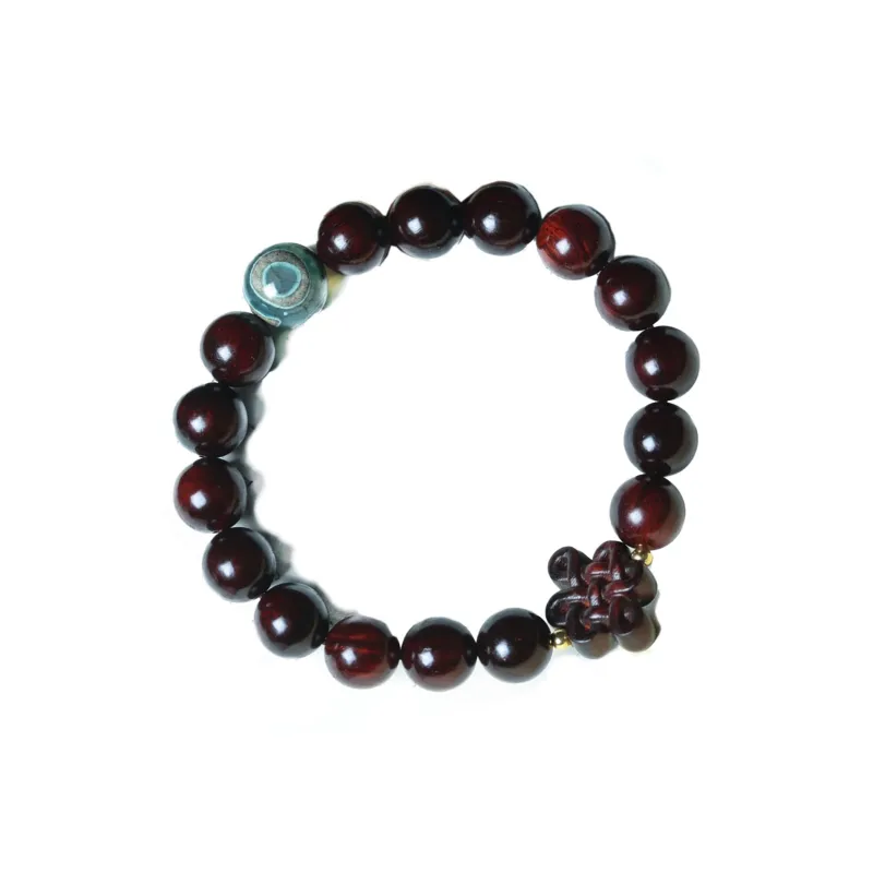 Finger Carpenter Small leaved Rosewood Wooden Bracelets Unisex-0