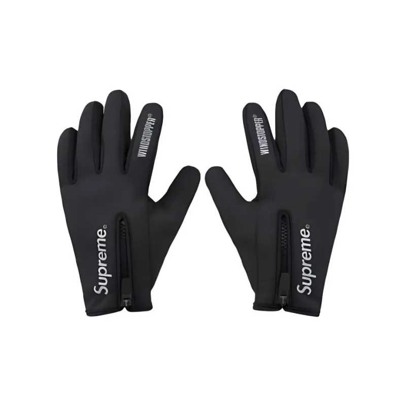 Supreme - Sports Gloves Unisex Black-0