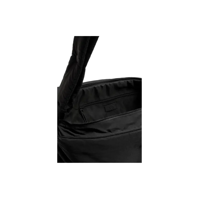 ZARA Nylon Handbag Shoulder Bag Extra Large Men's Black-4