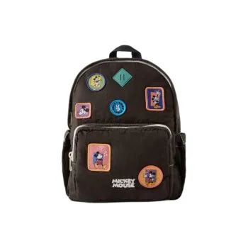 ZARA Disney Mickey Mouse Collaboration Nylon Backpack Kids' Black