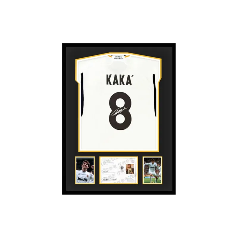 Three For Real Madrid Team Jersey EM Certificate Framed Frame Size Approximately 65x85cm-0