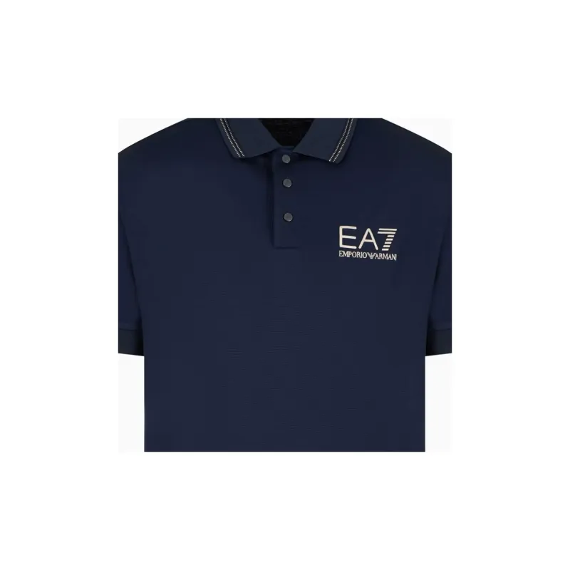 EMPORIO ARMANI SS25 Polo Shirt Slim Fit Men's Blue-1