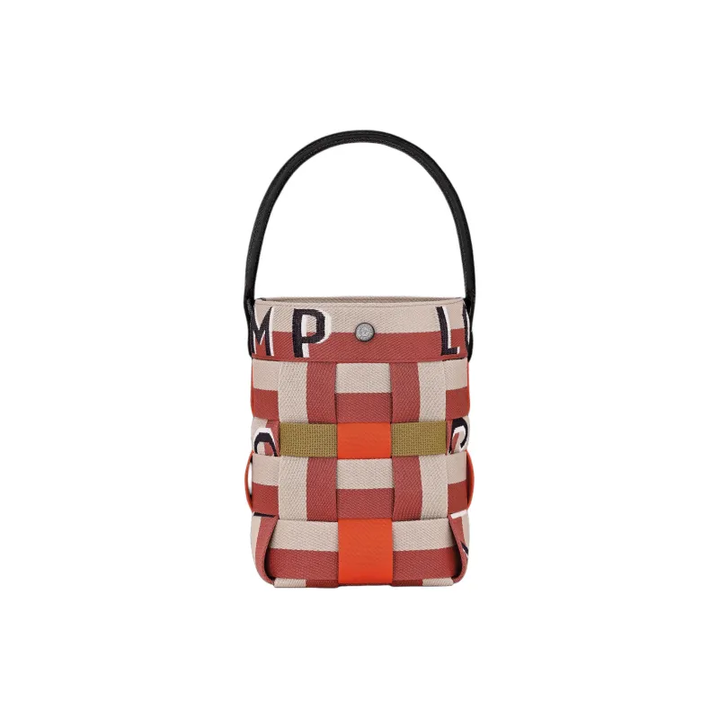 LONGCHAMP Re Play Canvas Bucket Bag Handbag Mini Women's Bark Color-2