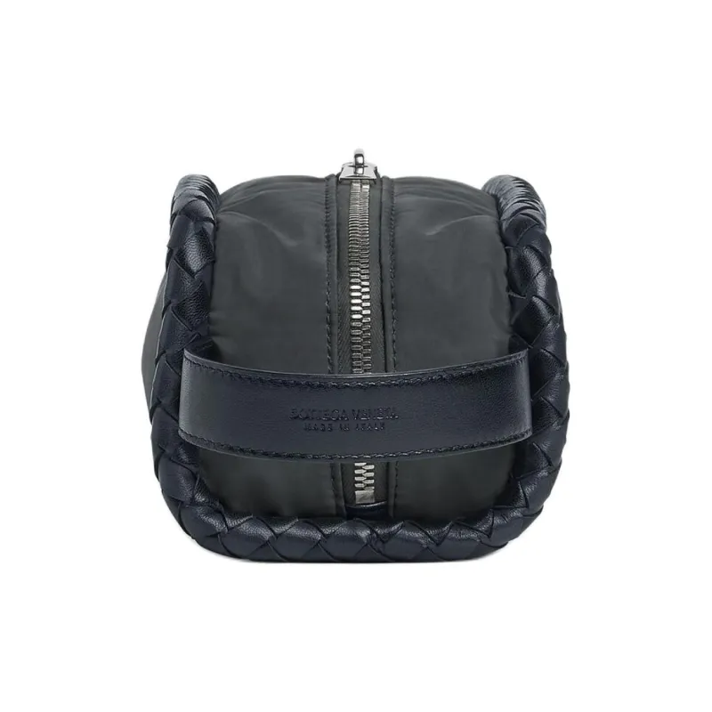 Bottega Veneta Polyester Toiletry Bag Regular Unisex Black-1