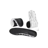White Black[2 Pack]Breathable Odor-Resistant | Sports Shock Absorbers