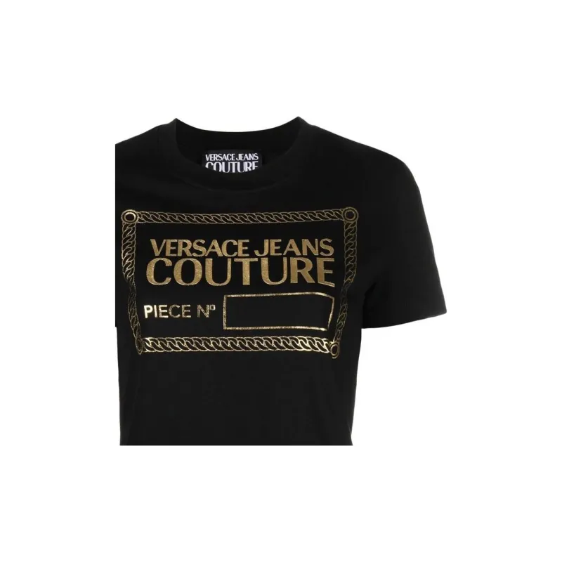 VERSACE JEANS COUTURE T Shirts Women's Black-4