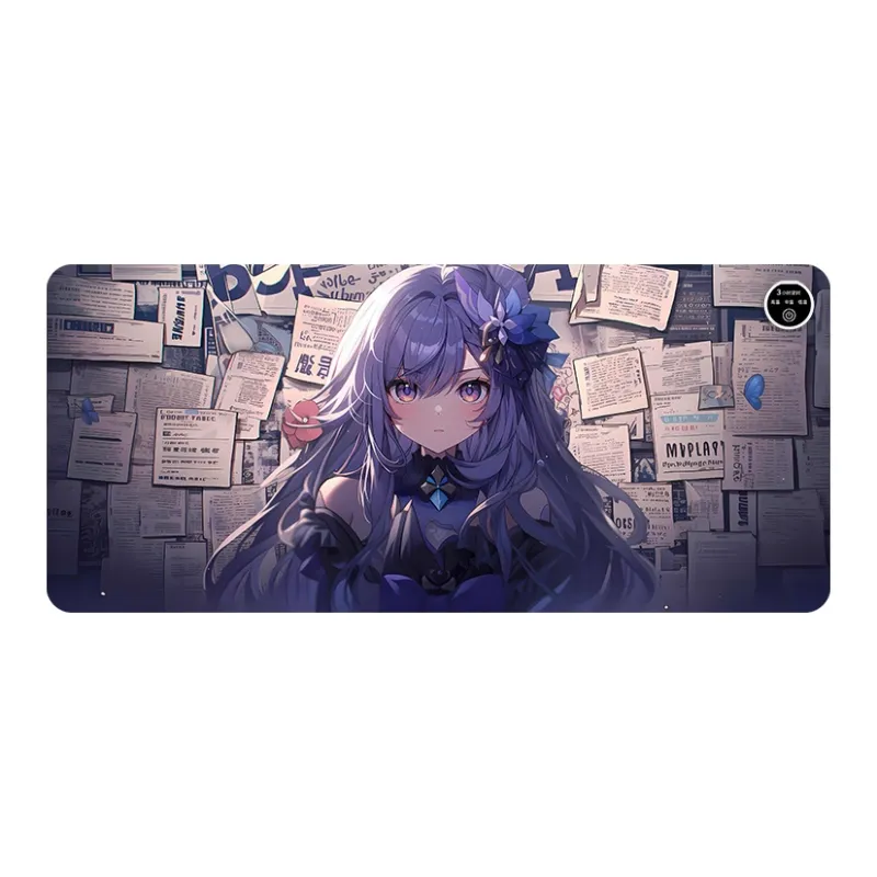 GULAN Newspaper Dimension Girlish Mouse Pad Extra Large Heating Desk SJC870 879 For Students Dormitory Office Writing-5