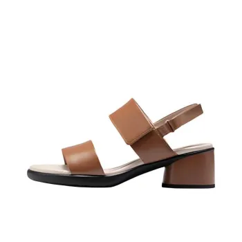 Ecco One Strap Sandals 5.5cm Women's Light Brown