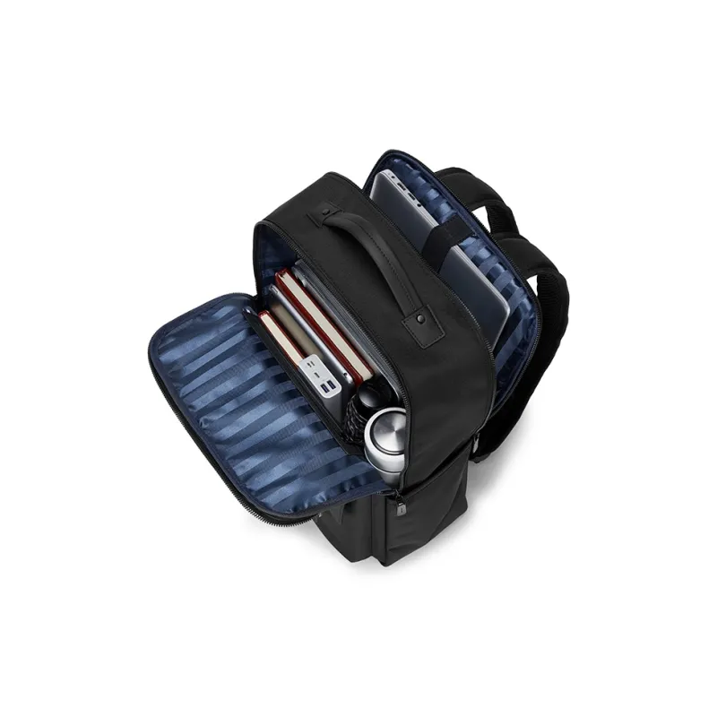 PIERRE CARDIN Ballistic Nylon Backpack Tubas Men's Black-4