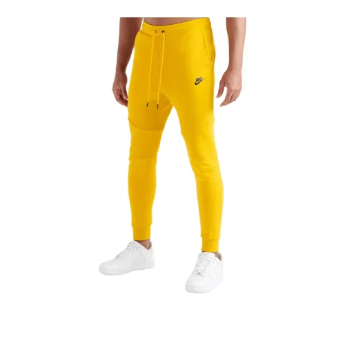 Nike Knitted Sports Pants Men's Yellow