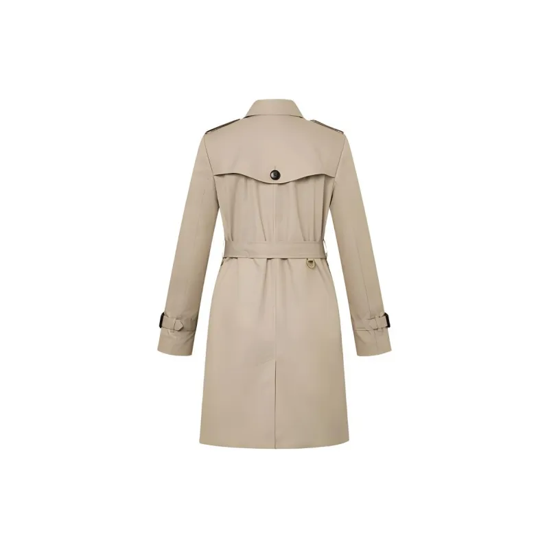 HAZZYS Trench Coat Women's Light Beige-1