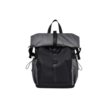 TAKI Oxford Lightweight Travel Casual Versatile Student Backpack Regular Unisex Gray/Black
