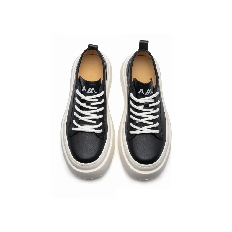 Anthony Miles Anti Slip And Wear Resistant Height Increasing Low Top Skateboard Shoes Men's-3