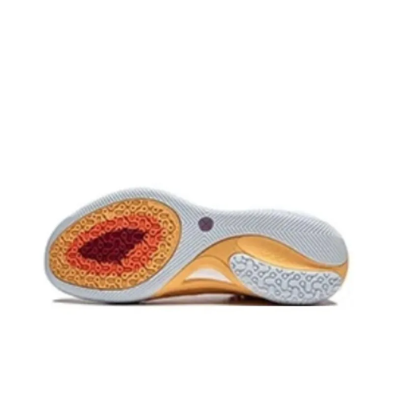 LINING Wade Cold Blood 2 Basketball Shoes Men Low Top Milk Orange Yellow-2