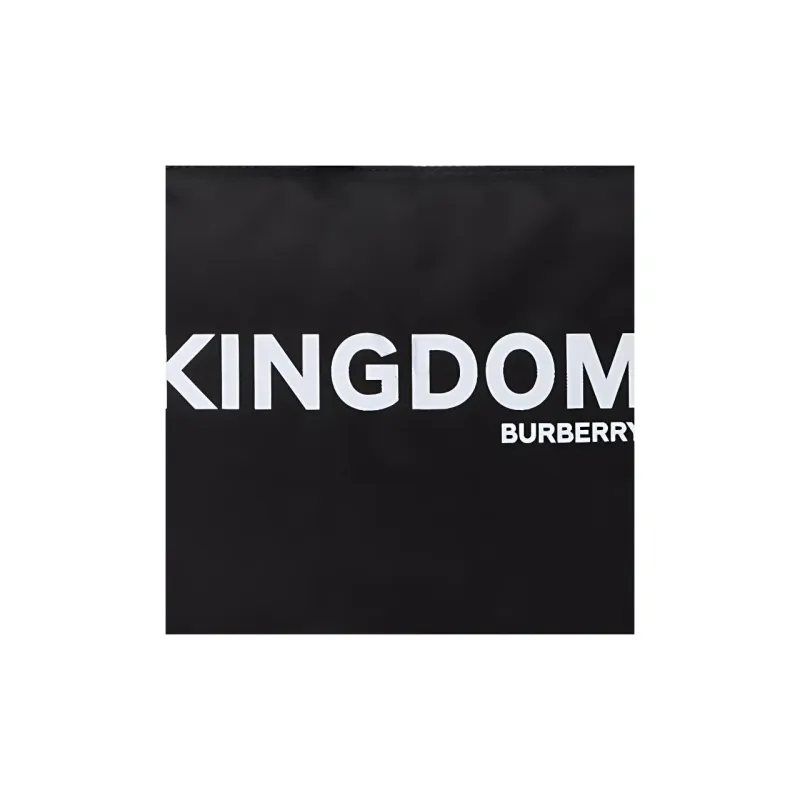 Burberry Nylon Clutch Medium Size Men's Black-3