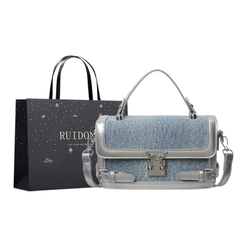 Smart PU Patchwork Shoulder Bag, Crossbody Bag, Handbag Women's Silver/Brown/Burgundy/Black