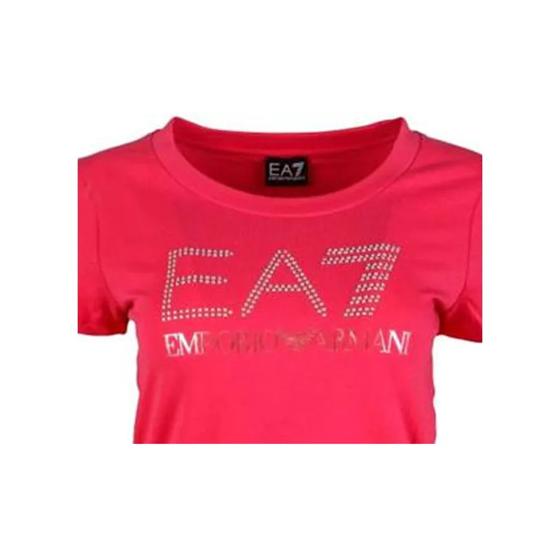 EMPORIO ARMANI EA7 T Shirt Women's Pink-2