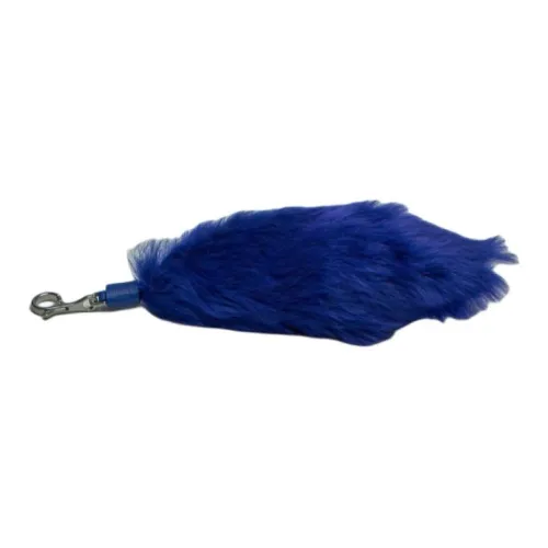 Burberry Wool Metal Accessories Lambskin Accessories Unisex Blue