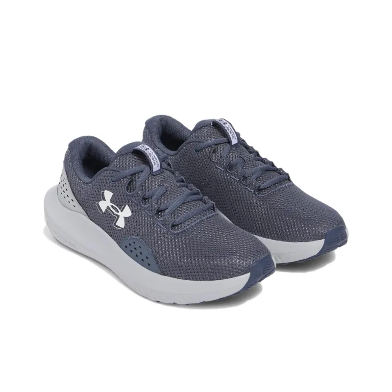 Under Armour Surge 4 Slip Resistant Breathable Low Top Casual Running Shoes Men's Gray-1