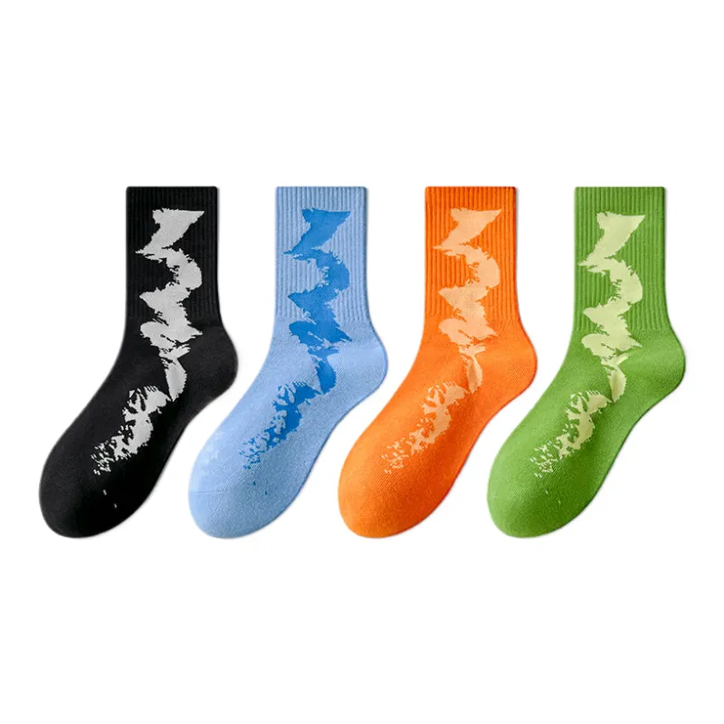 Cotton Gene Mid Calf Socks Men's 4 Pack-1