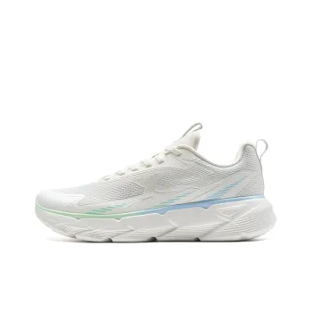 XTEP Abrasion Resistant Slip Resistant Low Top Casual Running Shoes Men's White Green Blue