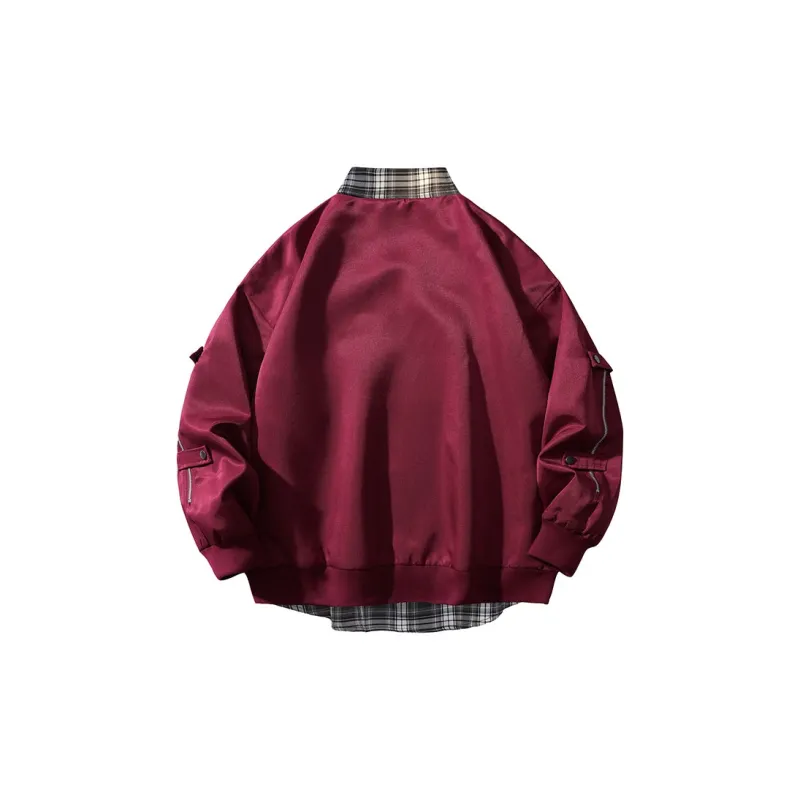BRUMAIRE Jackets Coats Unisex Burgundy-1