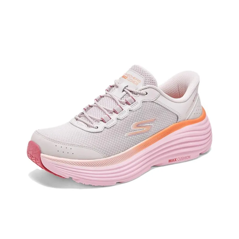 Skechers Slip Ins Anti Slip Wear Resistant Low Top Casual Running Shoes Women's Pink-1