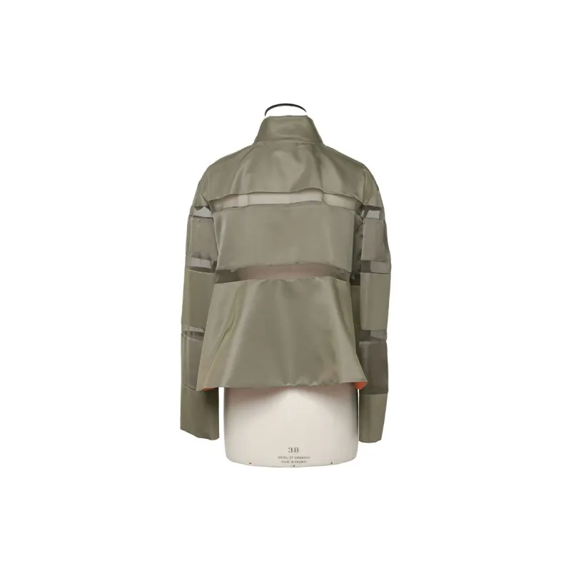 Sacai Cropped Bomber Jacket-1